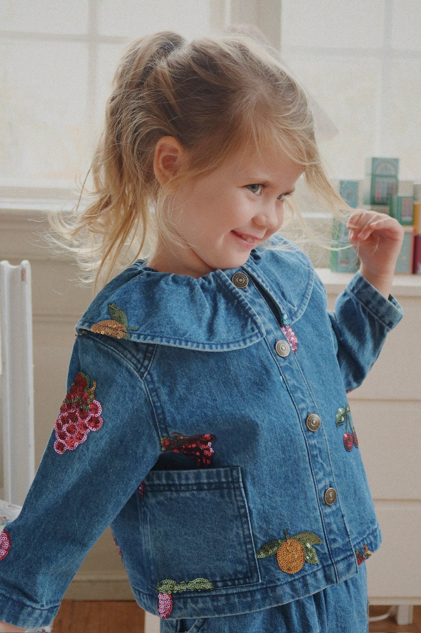 MAGOT SEQUIN DENIM SHIRT
