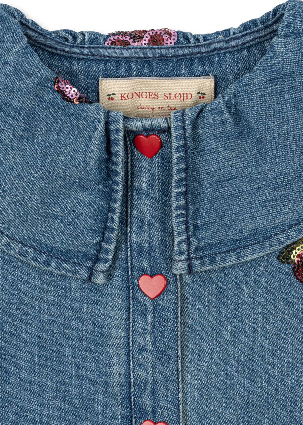 MAGOT SEQUIN DENIM SHIRT