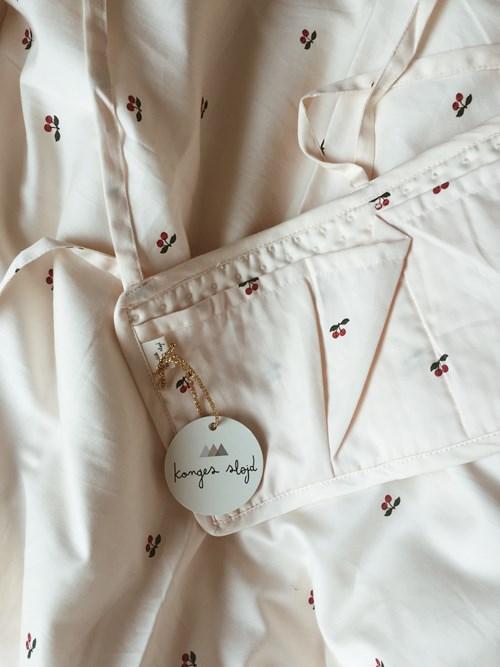 QUILTET BED POCKETS - Cherry