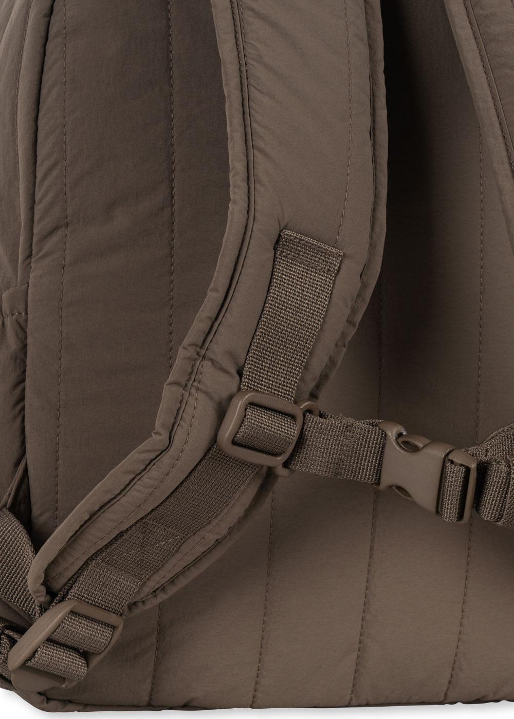JUNO QUILTED BACKPACK MIDI - Walnut - PRE-ORDER