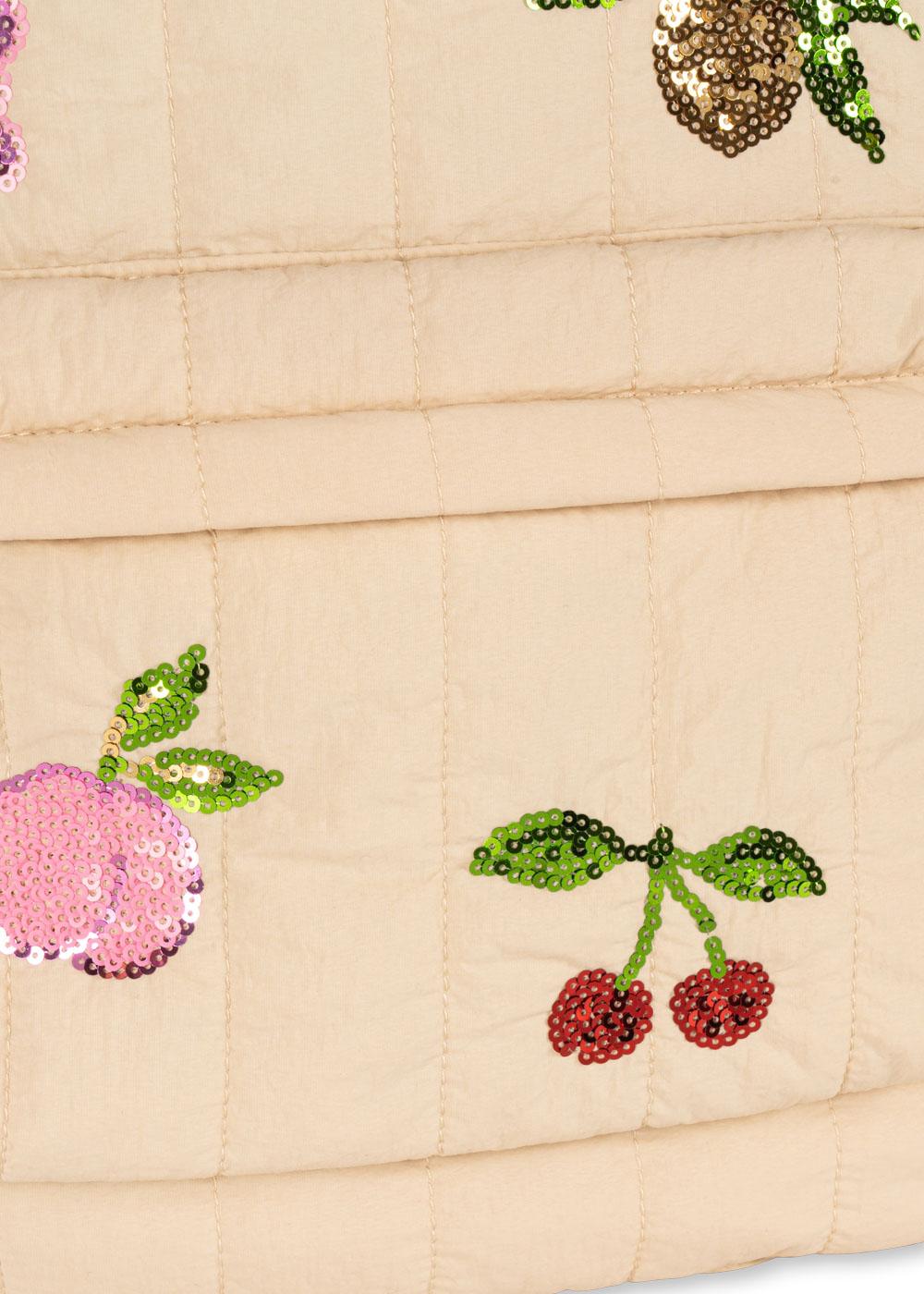 JUNO QUILTED SEQUIN BACKPACK MIDI - Frappe