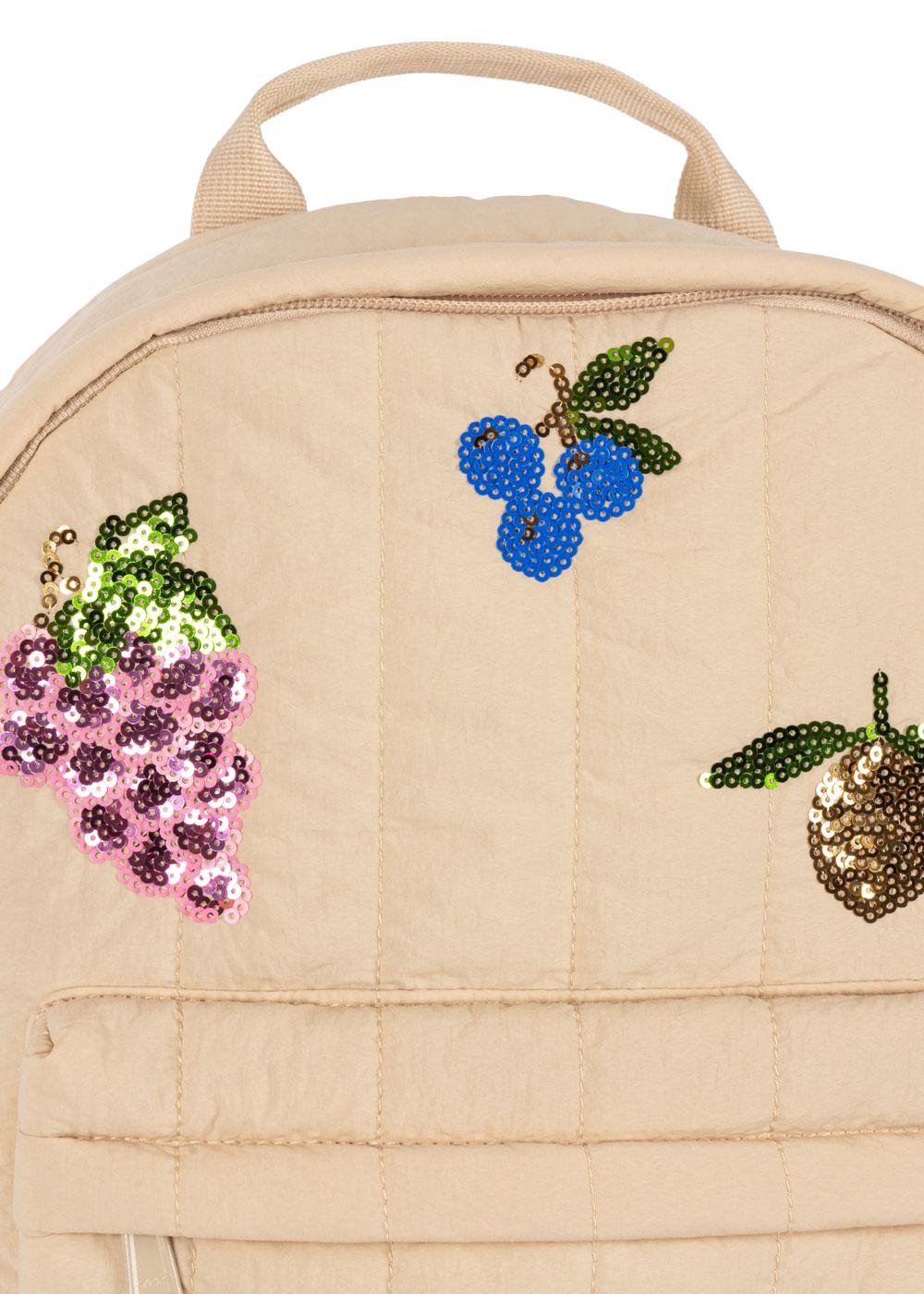 JUNO QUILTED SEQUIN BACKPACK MIDI - Frappe