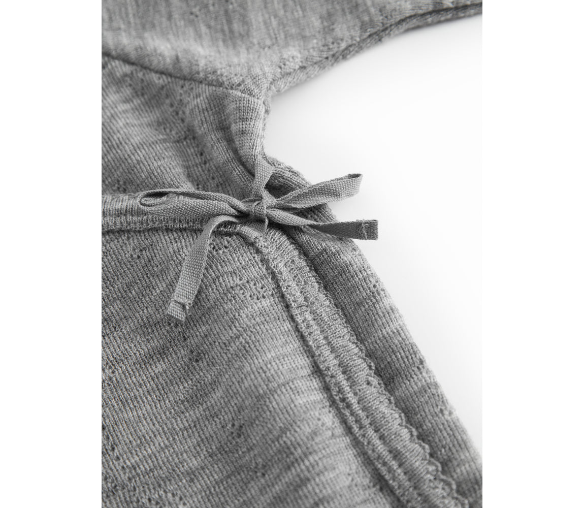 Belita - Wool Pointelle - Grey Malange