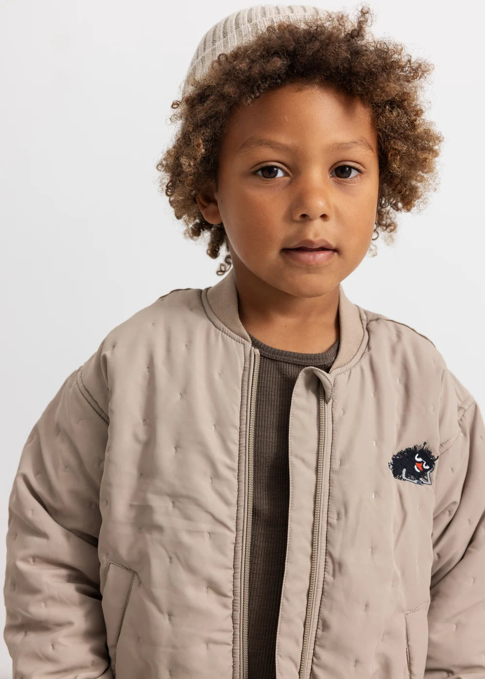 Atlas, Knit Hat - Barely Beige