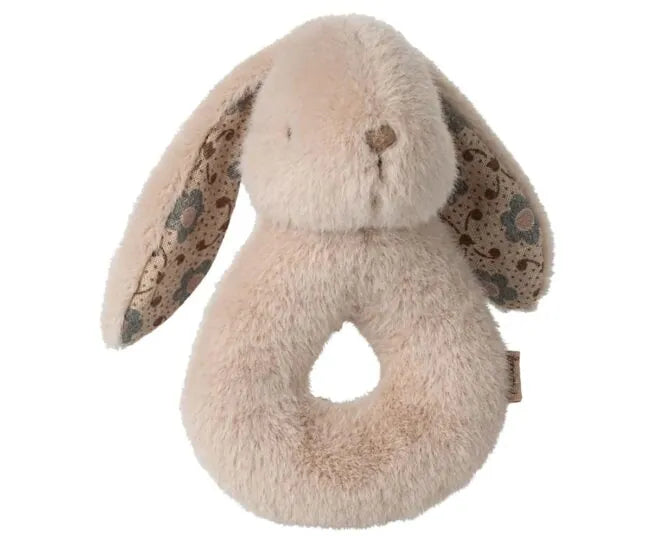 BUNNY RATTLE SET - POWDER