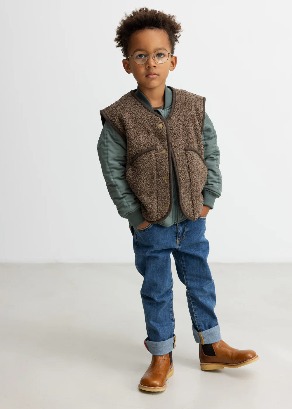 Jolly Waistcoat, Teddy Vest - Terre