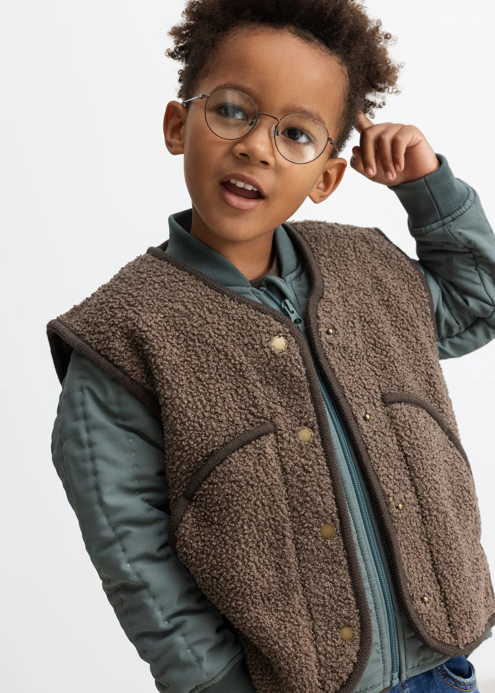 Jolly Waistcoat, Teddy Vest - Terre