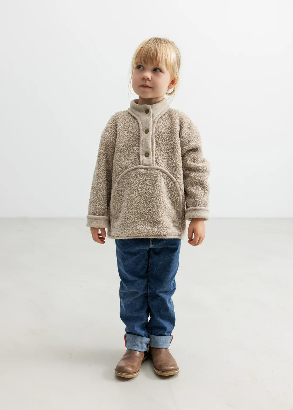 Joy Anorak, Teddy Anorak - Oyster Grey