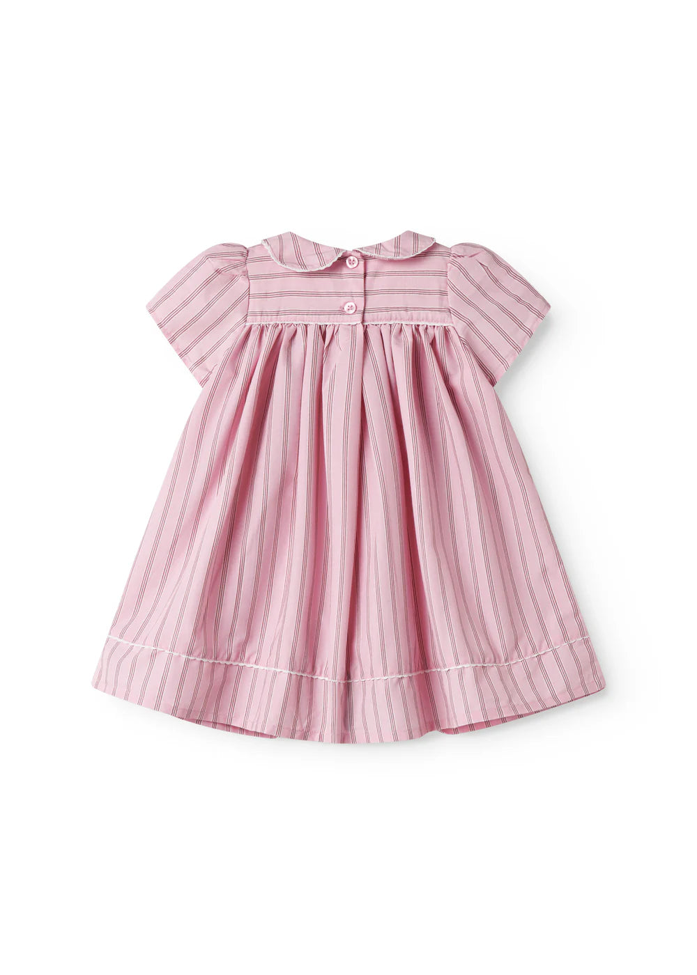 Dulla - Dress, Bonbon Pink Stripes