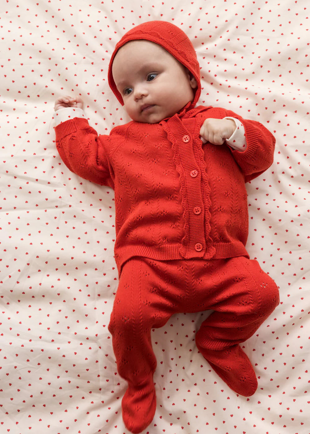 Piro - Knitted trousers, Poppy