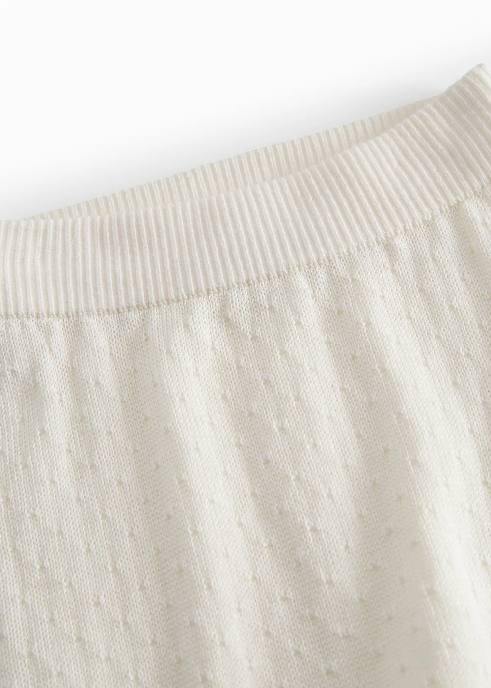 Pira - Knit trousers, Gentle White