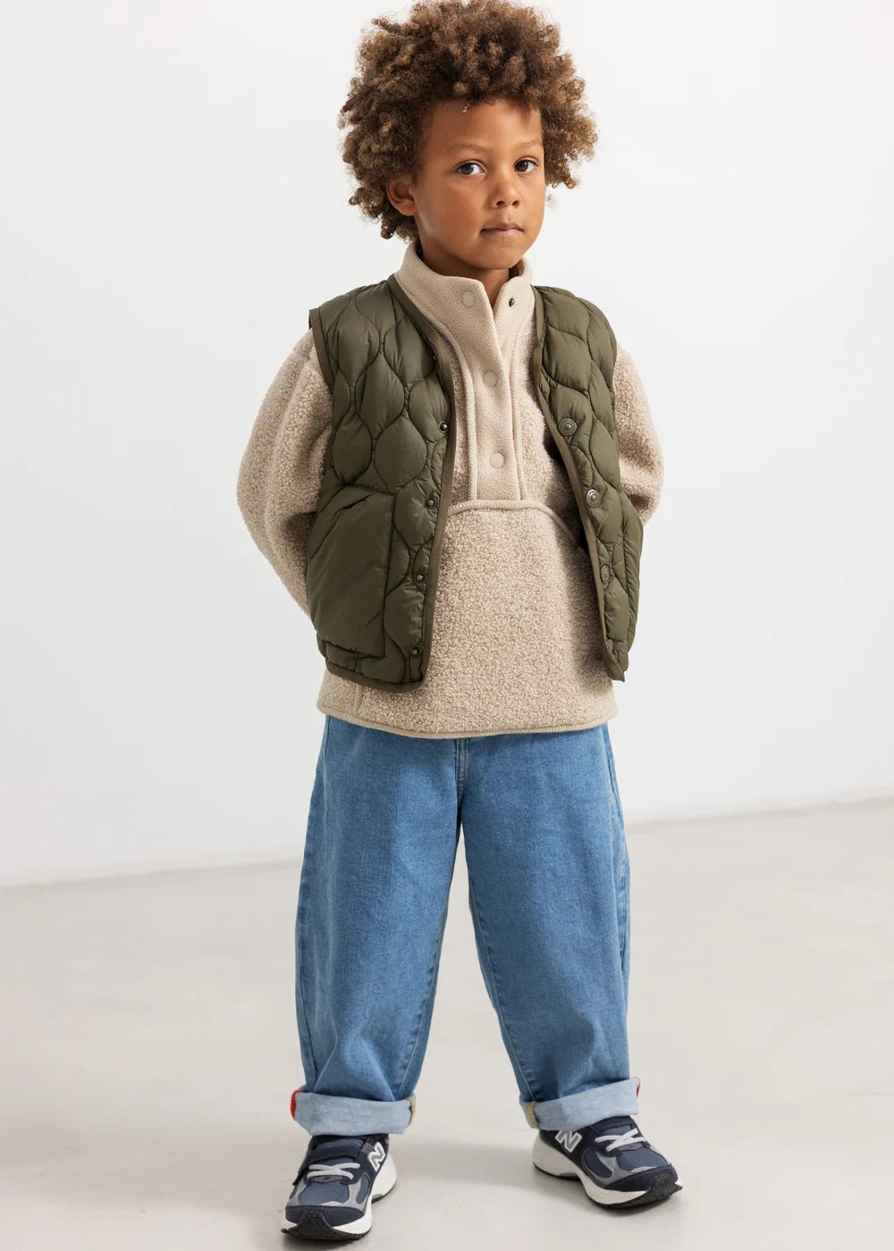 Oris Waistcoat, Puffer Vest - Crocodile