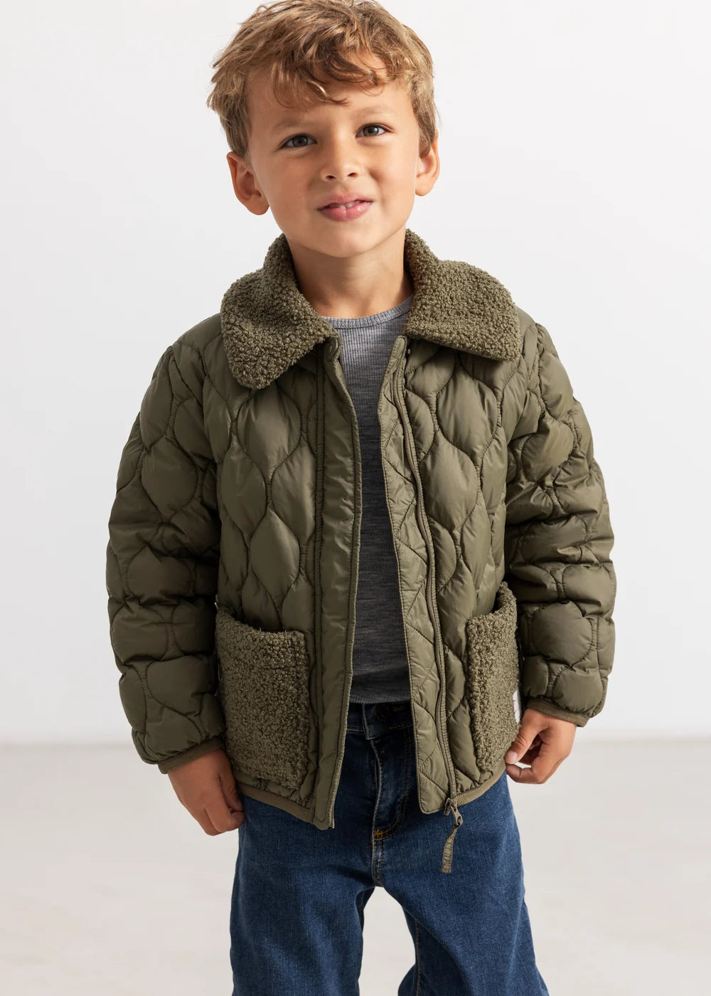 Orleans Jacket, Puffer Jacket - Crocodile