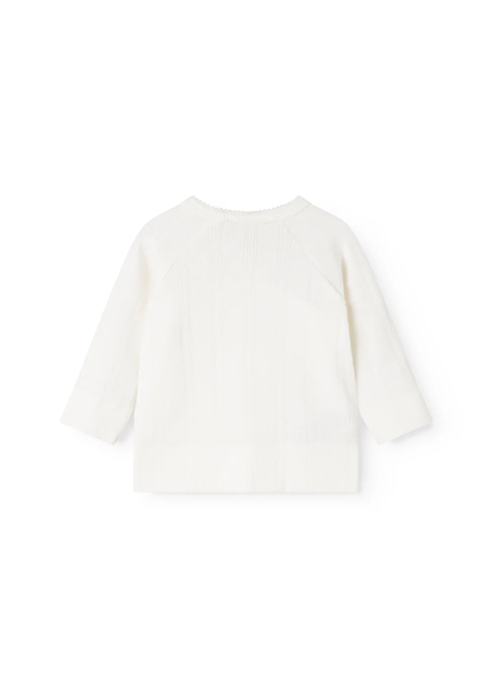 Tut Wrap LS, Blouse - Gentle White