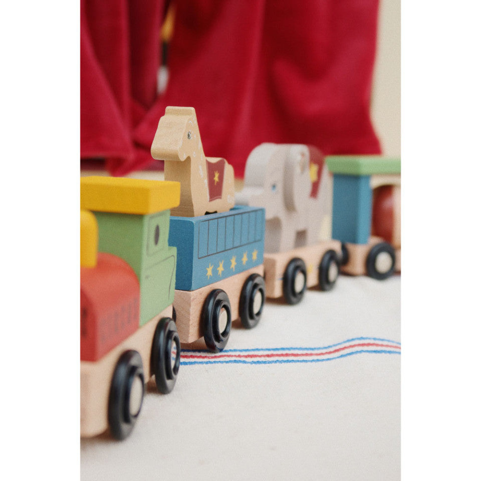 WOODEN ANIMAL TRAIN FSC