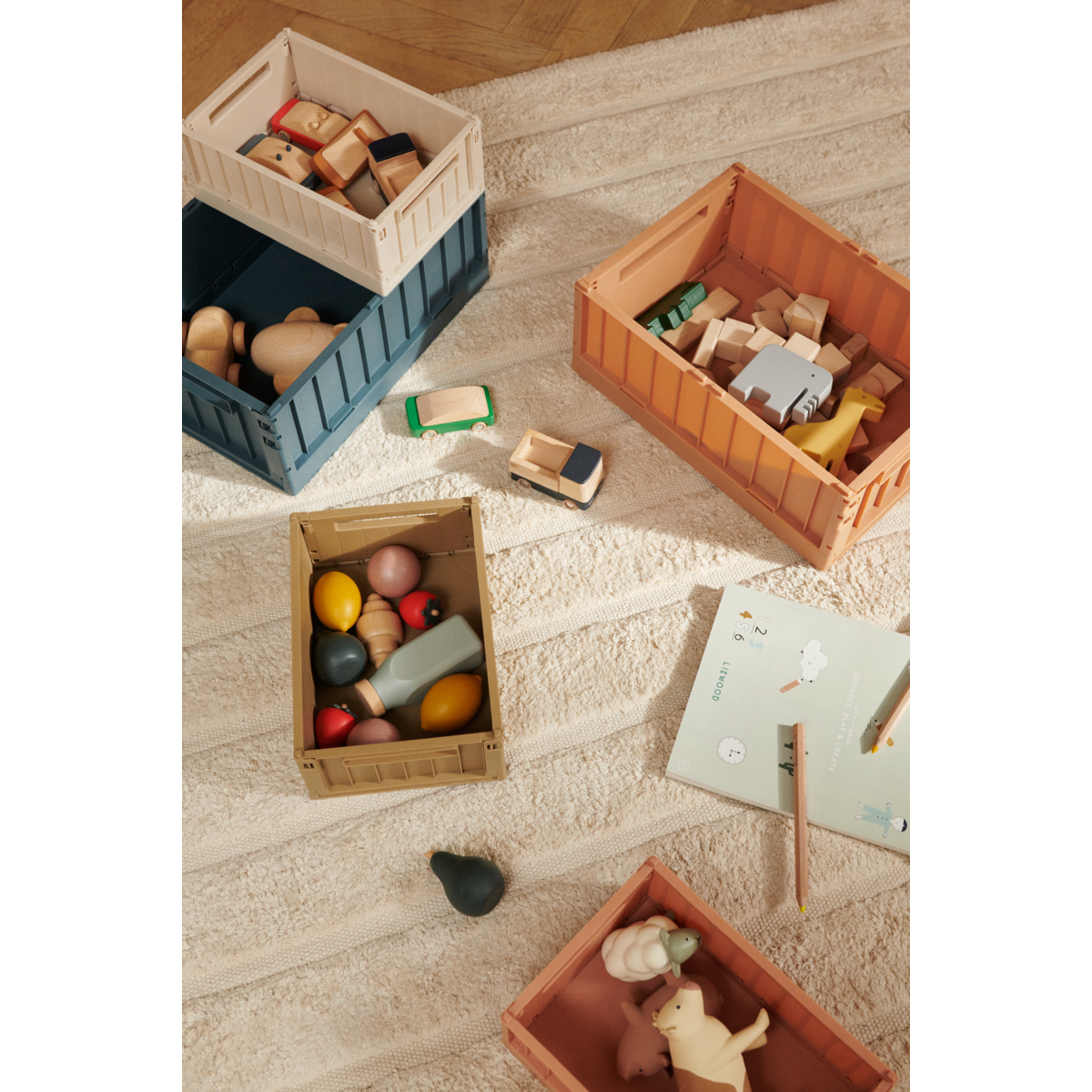 WESTON STORAGE BOX L - Whale Blue
