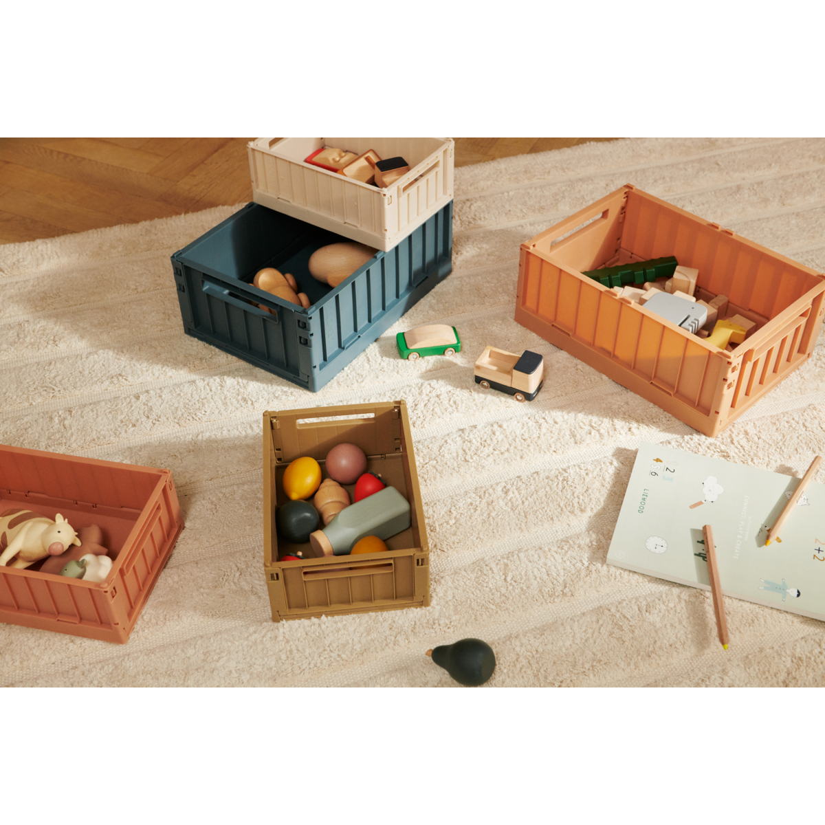 WESTON STORAGE BOX L - Whale Blue