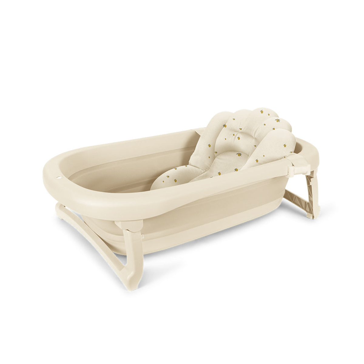 FOLDABLE BATH TUB AND CUSHION - Lemon