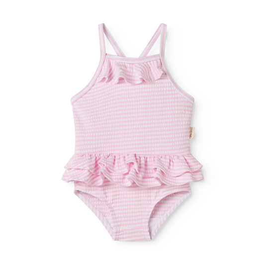 Swinnie Bathing Suit, Swim Suit - Pink Stripe
