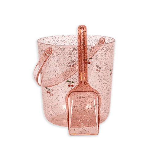 GLITTER BEACH SET - Cherry