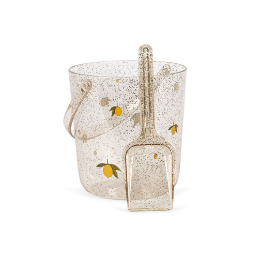 GLITTER BEACH SET - Lemon
