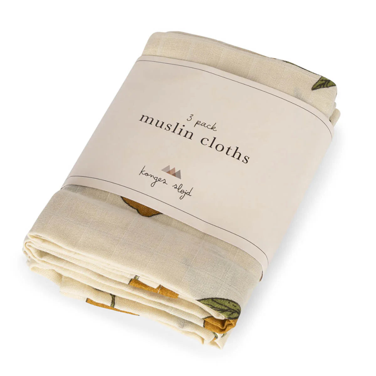 3 PACK MUSLIN CLOTH GOTS - Mon Grand Citron