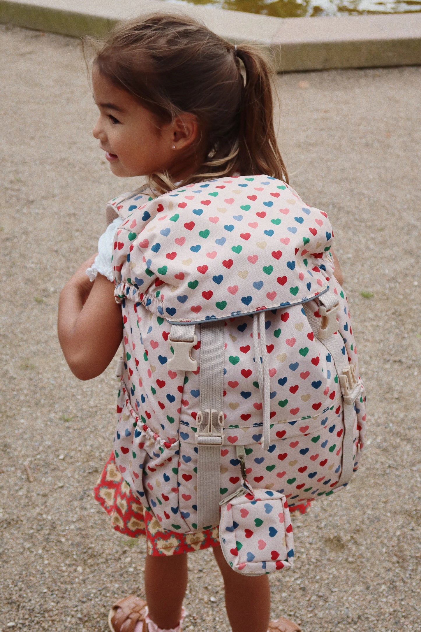 CLOVER SCHOOLBAG - Coeur Colore Frappe
