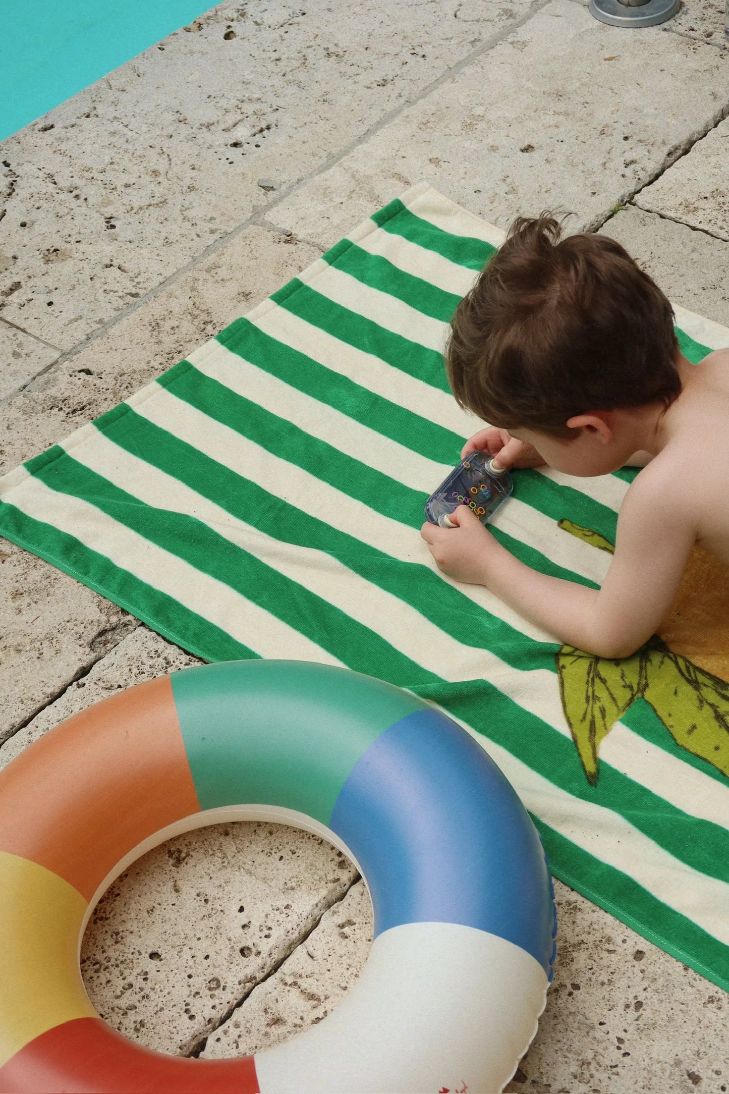 BEACH TOWEL - Antique stripe