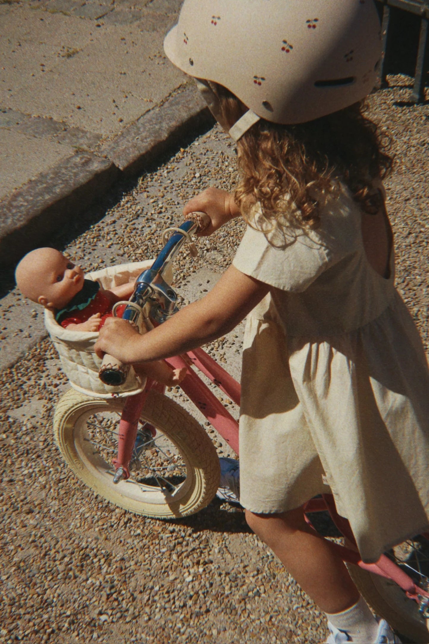 DOLL BIKE SEAT - Cherry