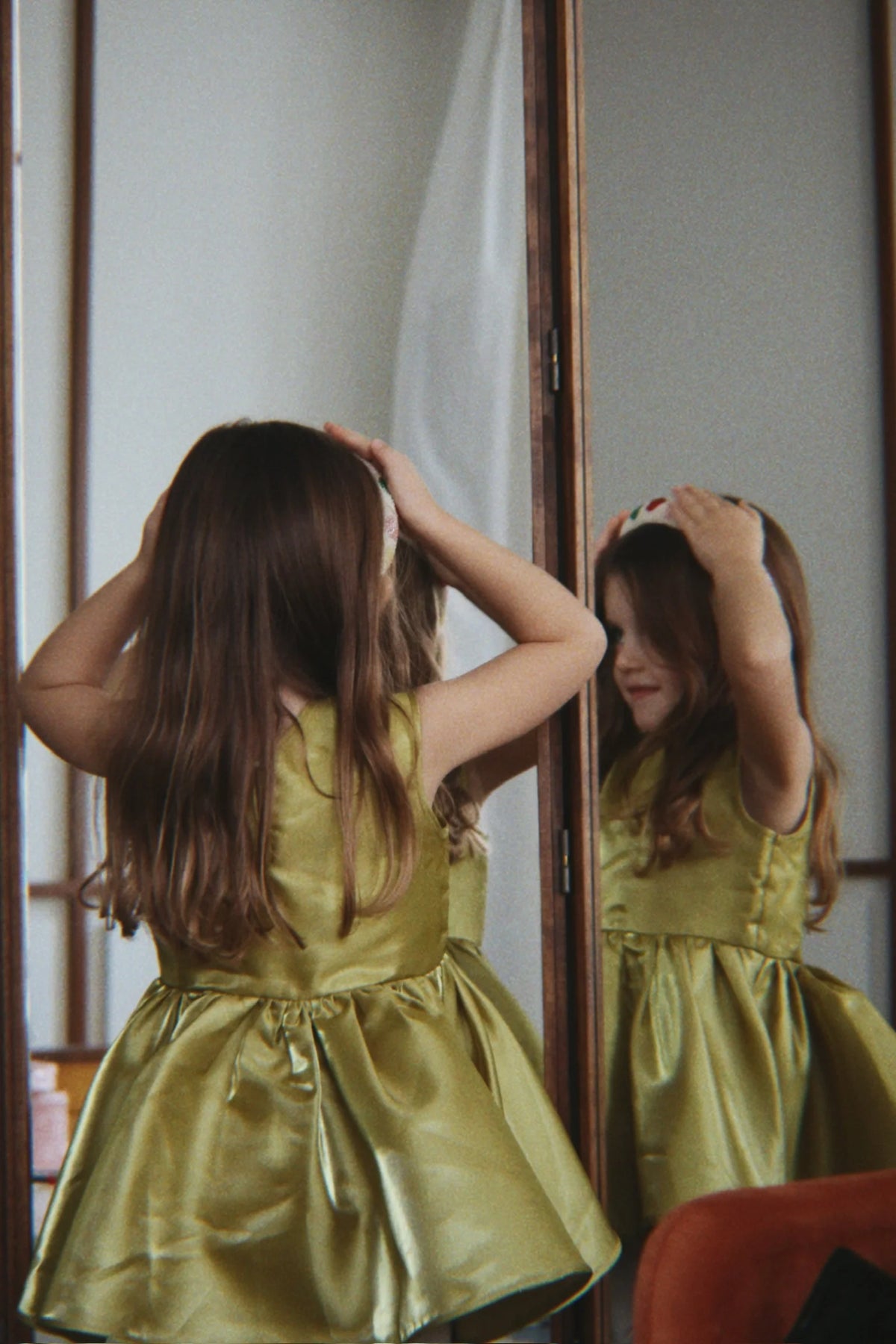 BELLIS DRESS - Fir Green