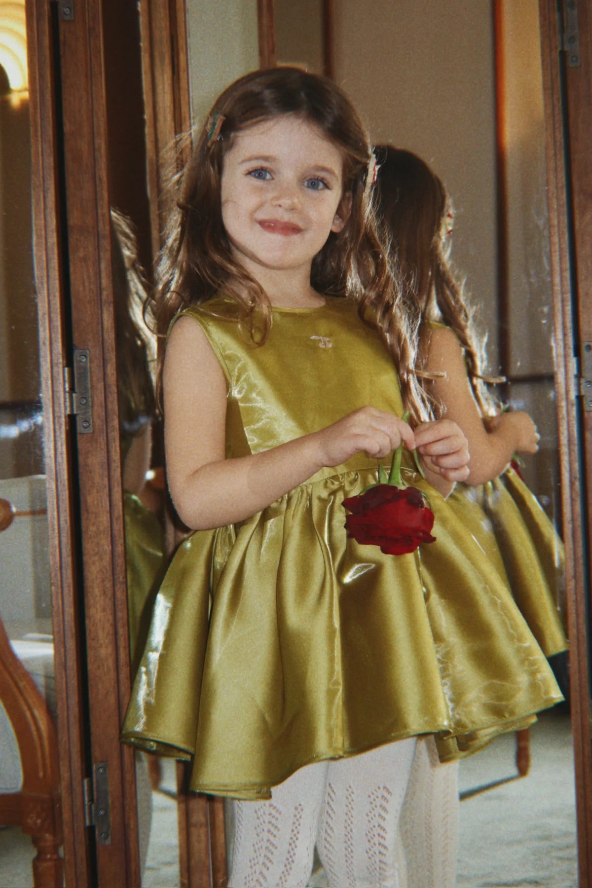 BELLIS DRESS - Fir Green