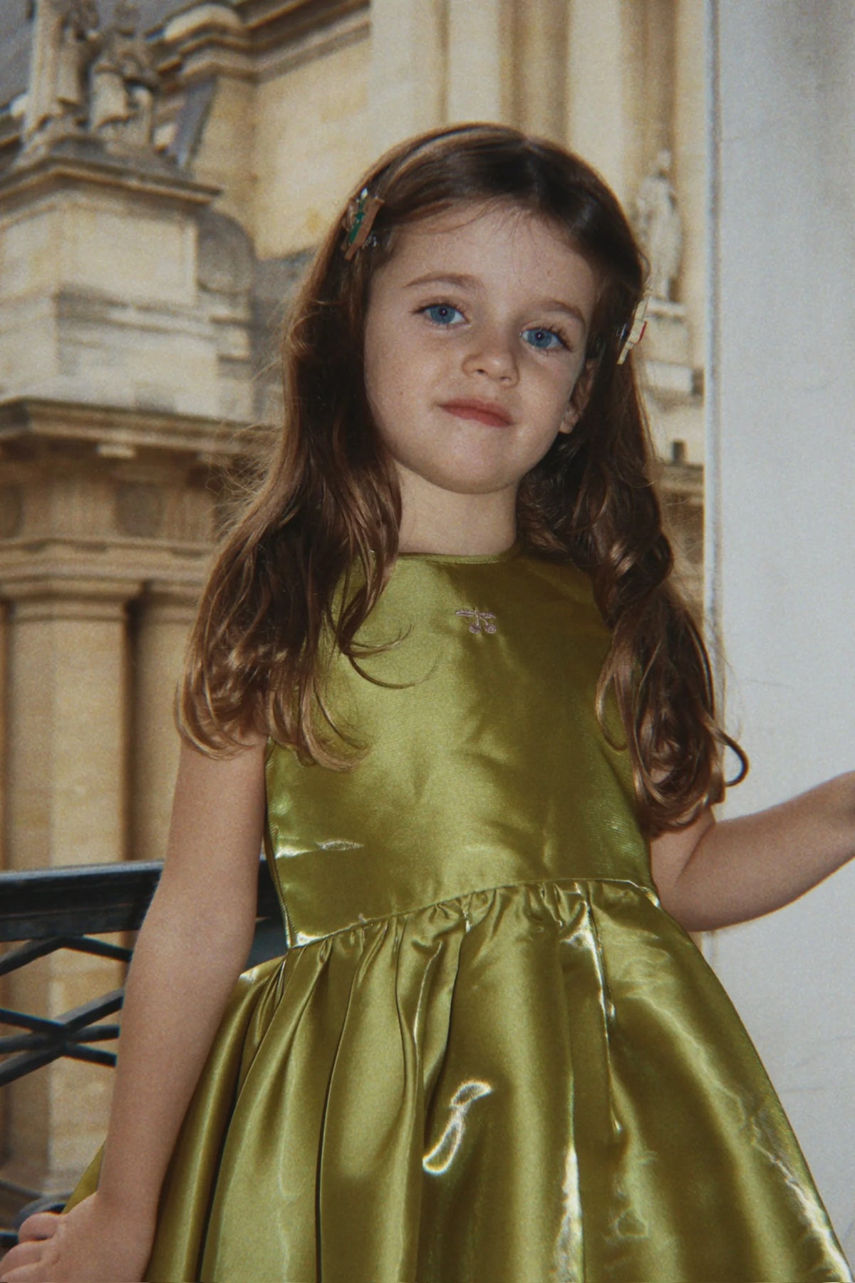 BELLIS DRESS - Fir Green