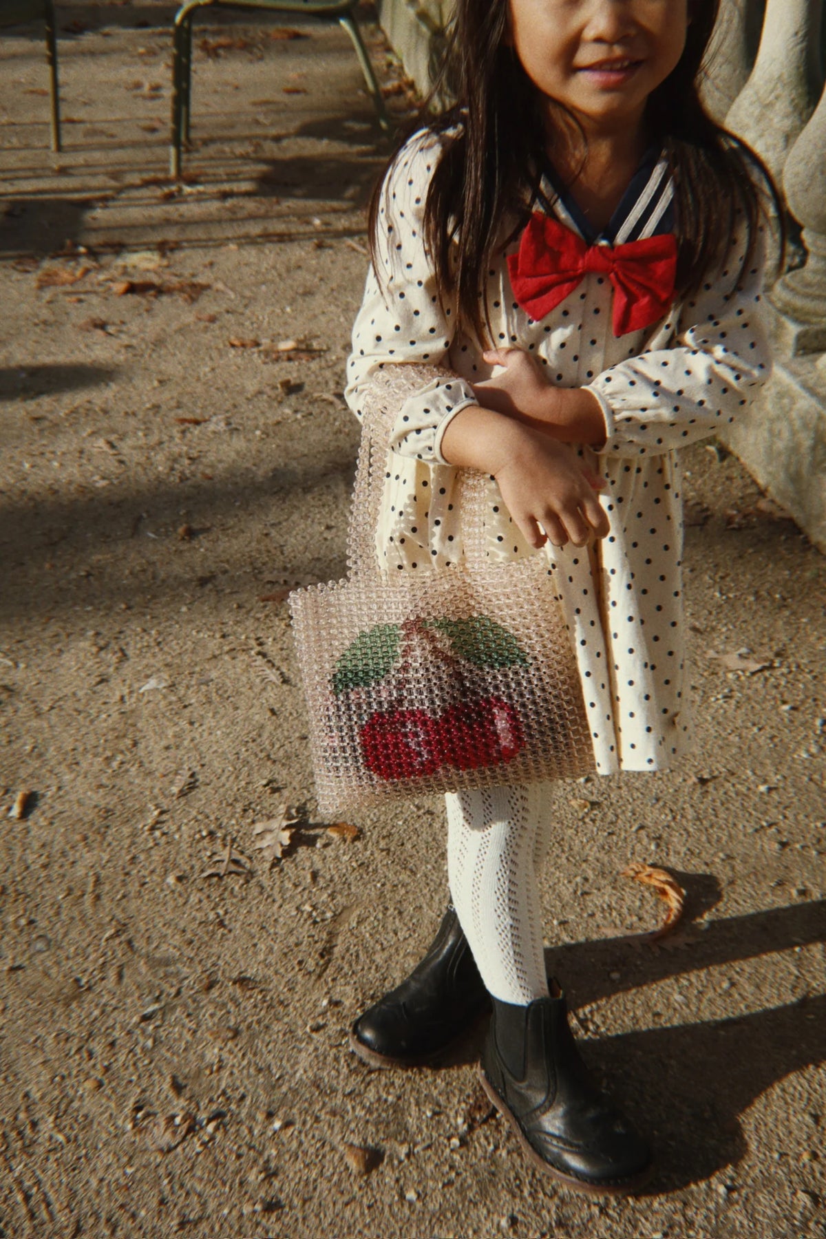 CHERRY PERLA HAND BAG