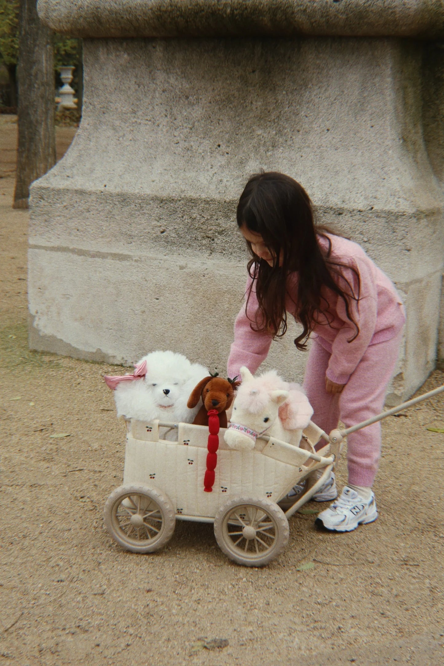 KIDS STROLLER WAGON - Cherry