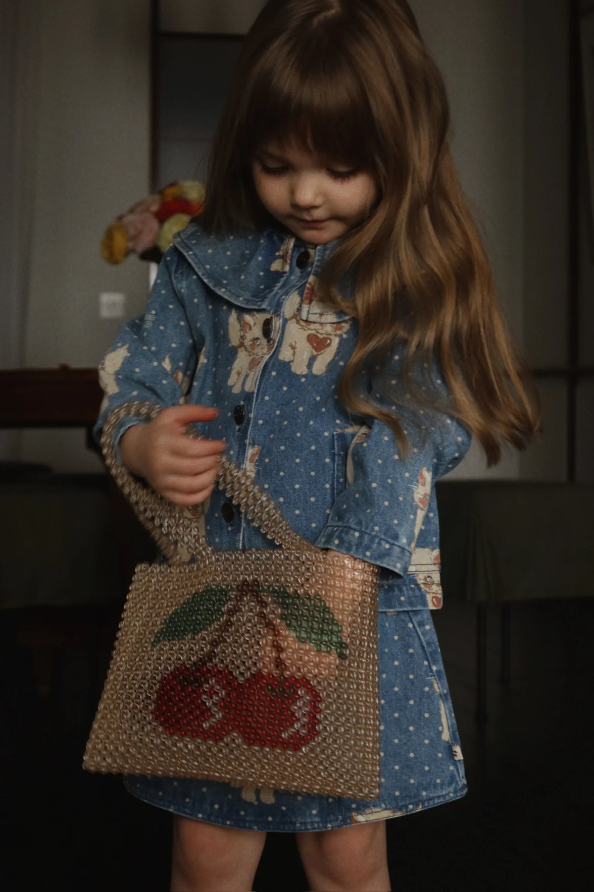 CHERRY PERLA HAND BAG