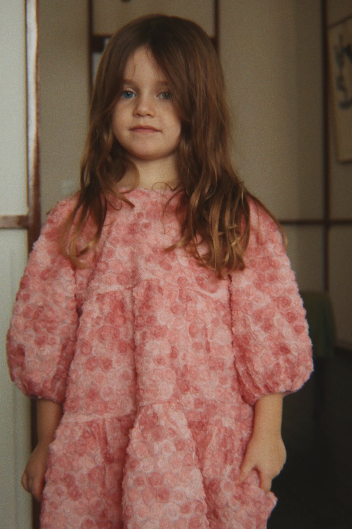 ALLY LONG FLOWER DRESS