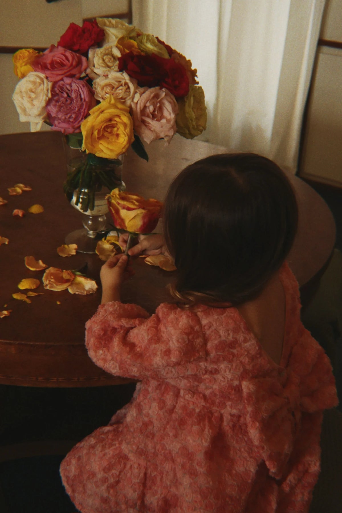 ALLY LONG FLOWER DRESS