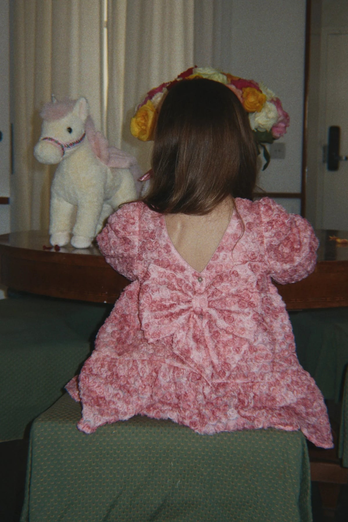ALLY LONG FLOWER DRESS