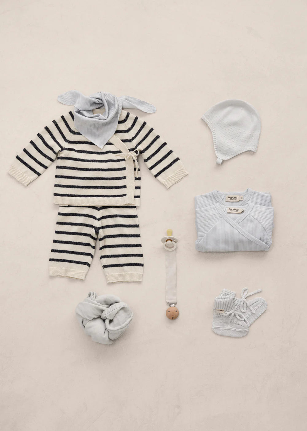 Abootie - Knit booties, Morning Dew