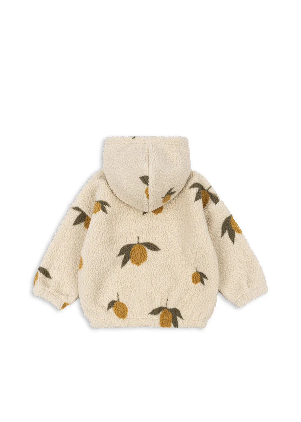JODY TEDDY HOODIE JACKET - Lemon