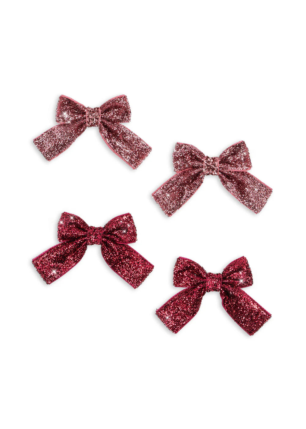 4 PACK BOW HAIR CLIPS