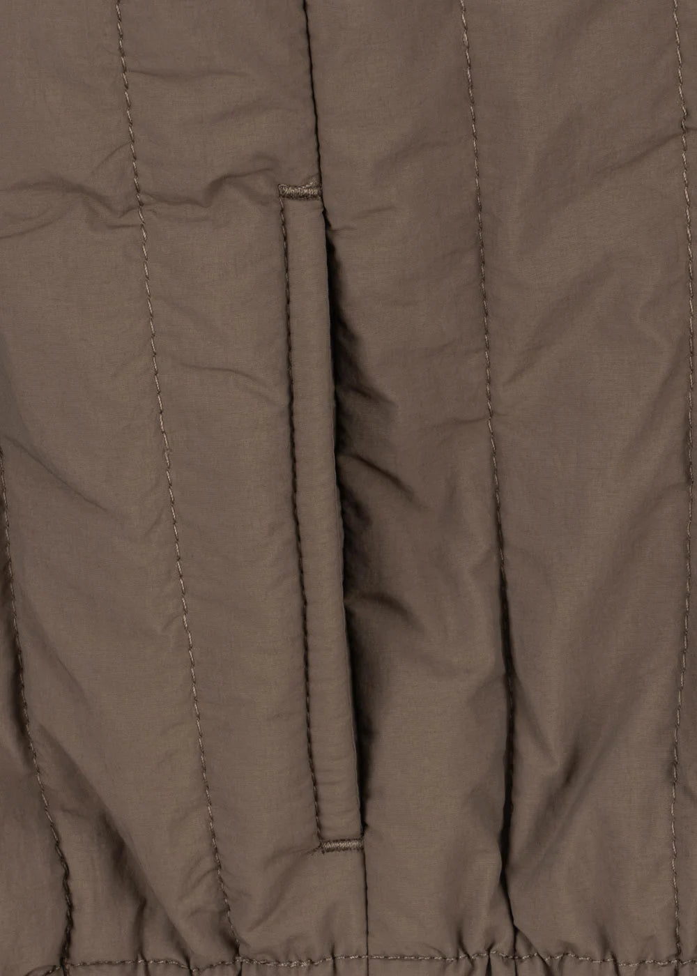 JUNO TERRY BOMBER JACKET - Walnut