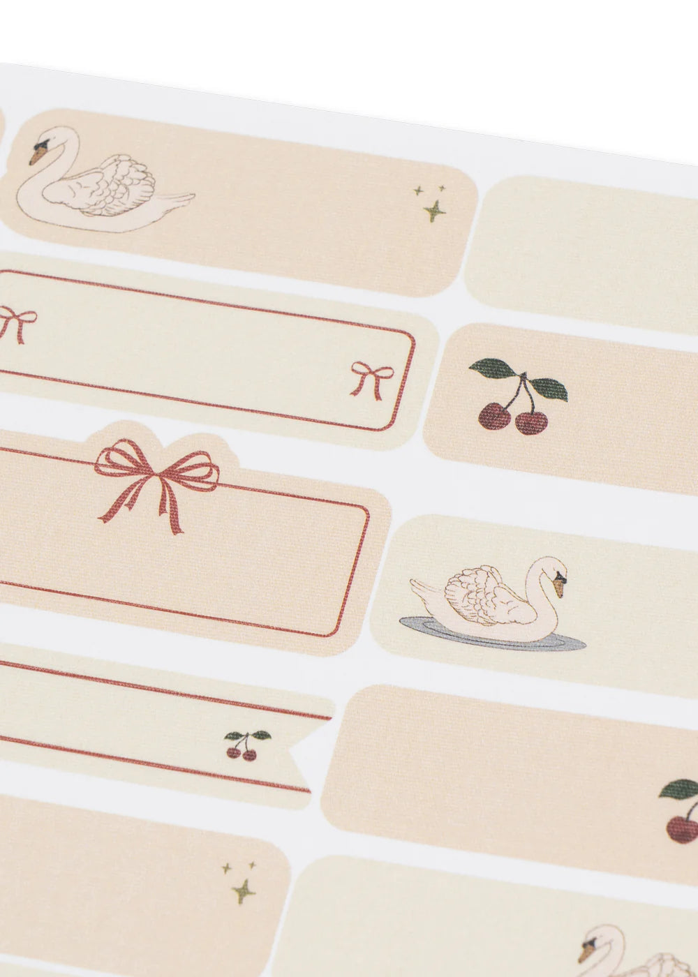 NAME STICKERS - Swan