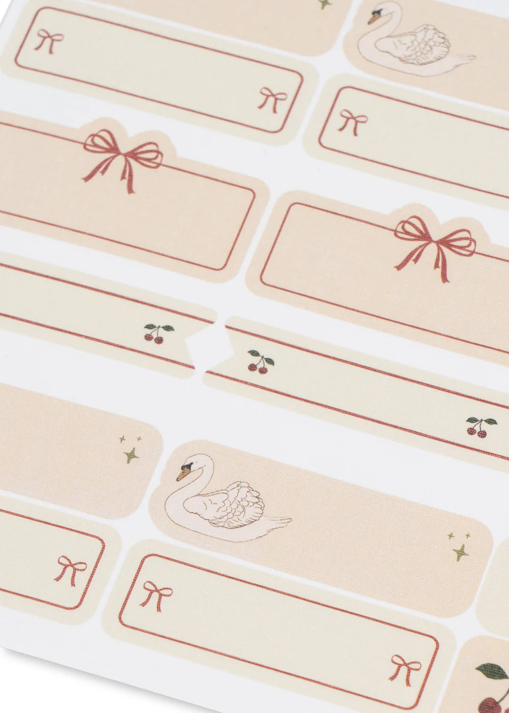 NAME STICKERS - Swan