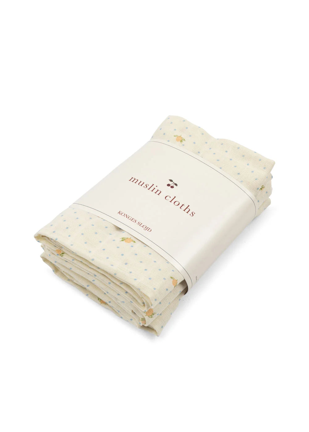 3 PACK MUSLIN CLOTH - Lemon Dot