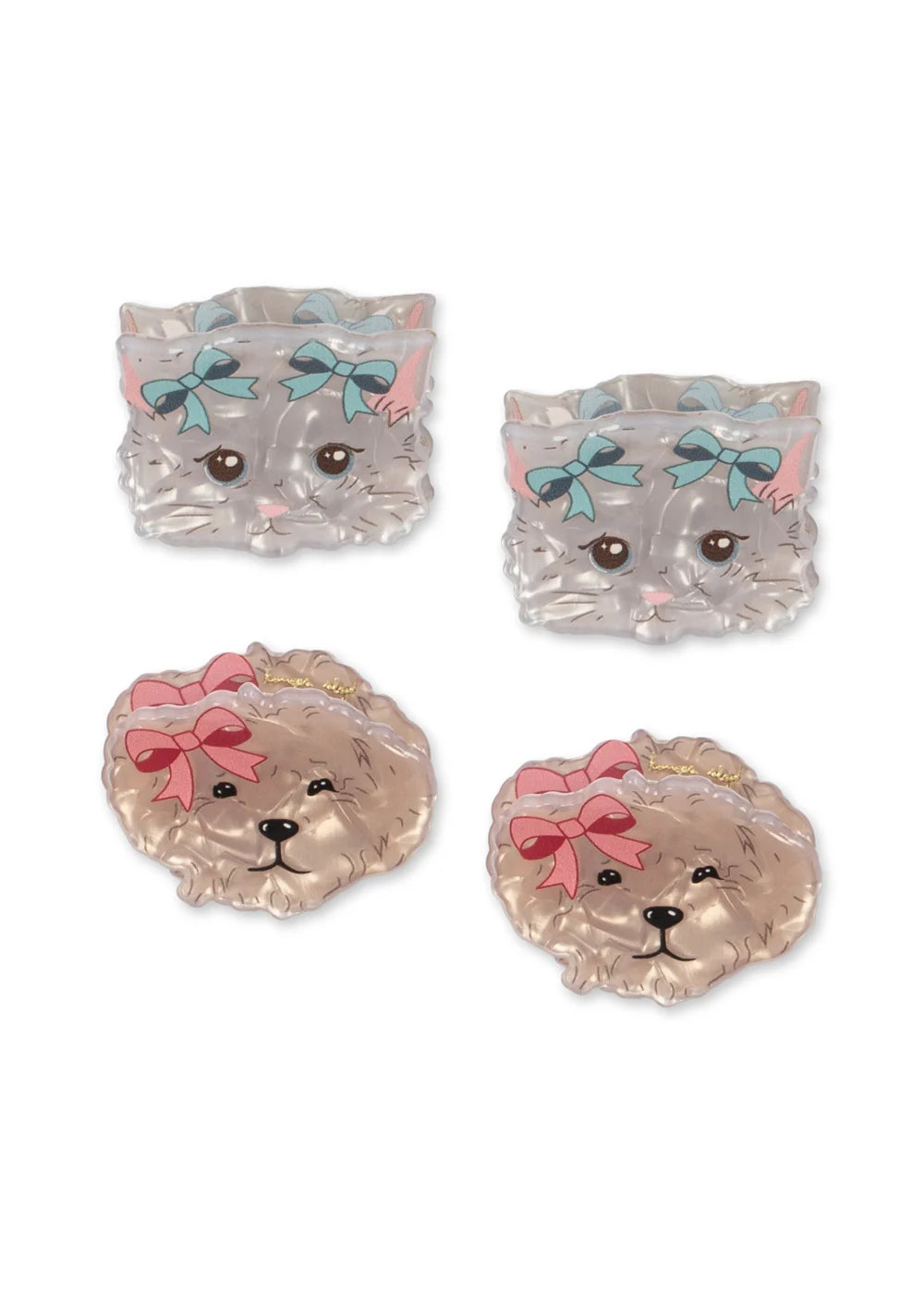 4 PACK SMALL HAIR CLAW