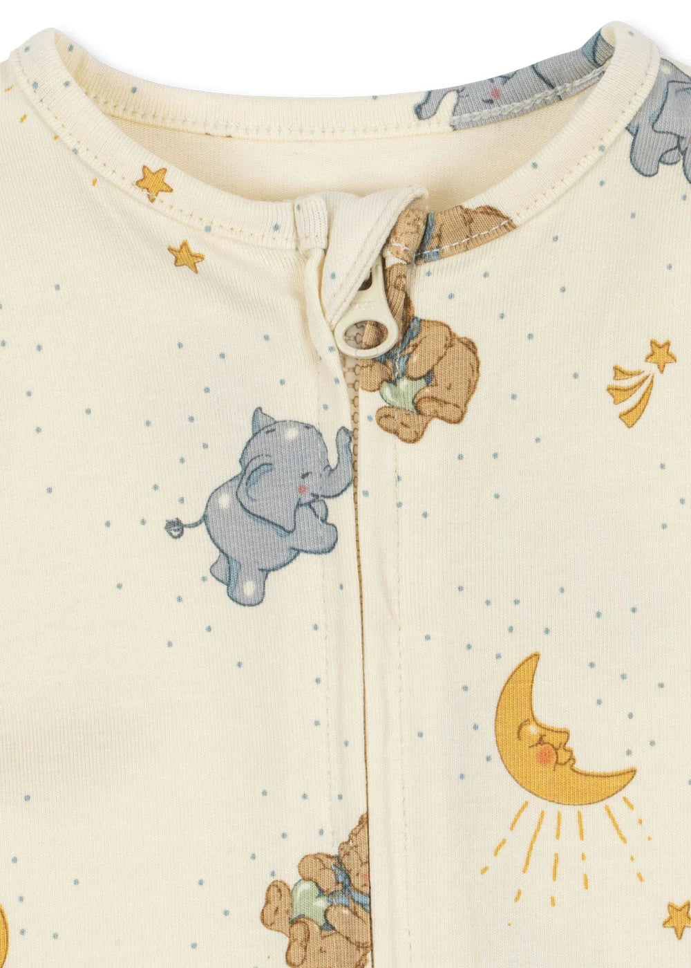 BASIC ZIP ONESIE - Cucciolo