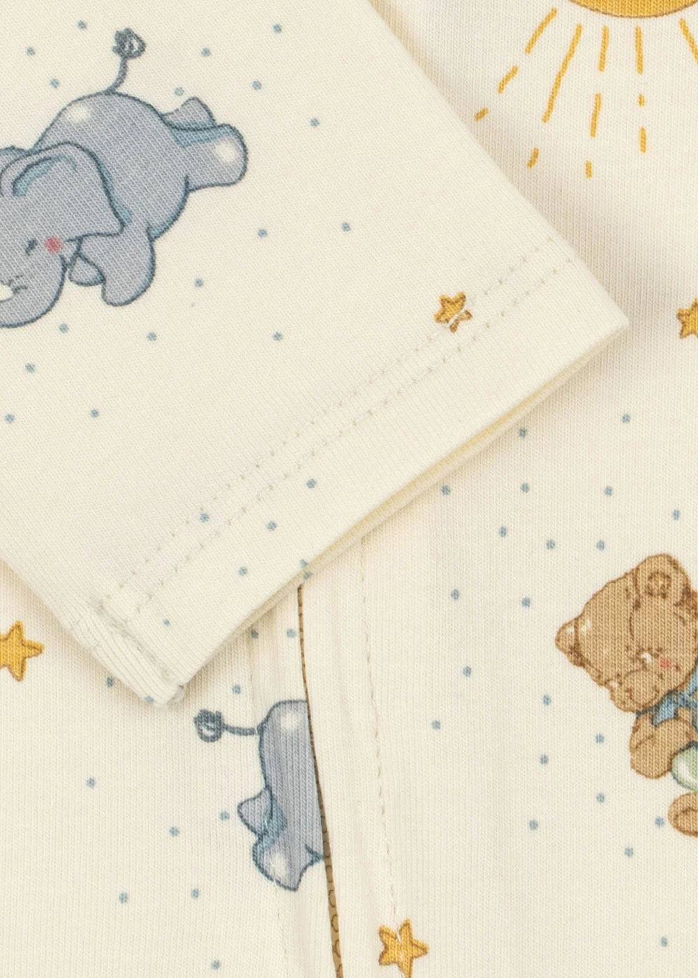 BASIC ZIP ONESIE - Cucciolo