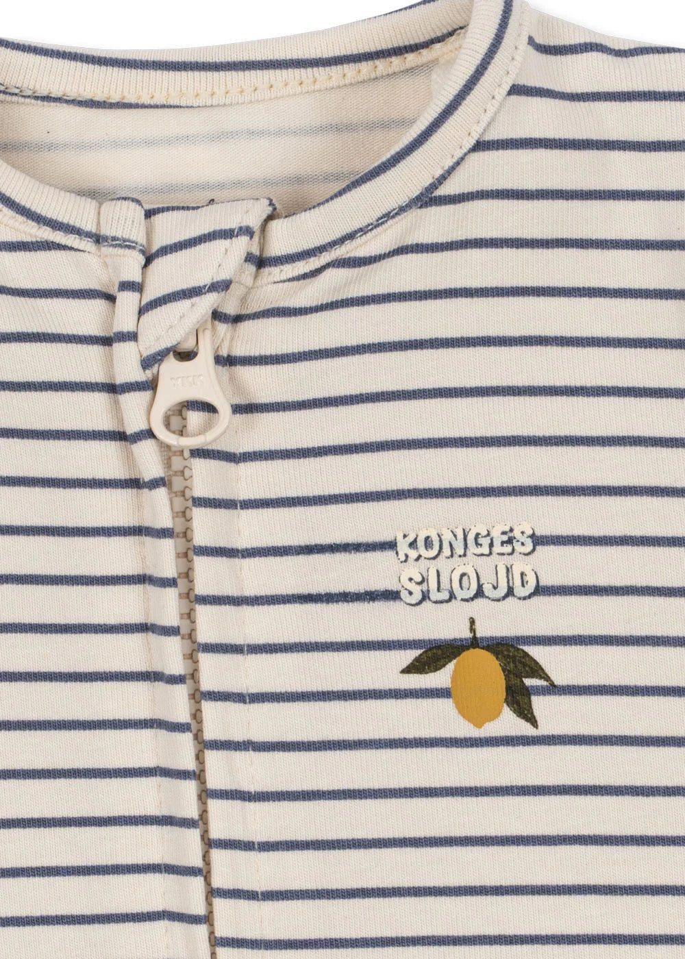 BASIC ZIP ONESIE - Stripe Como