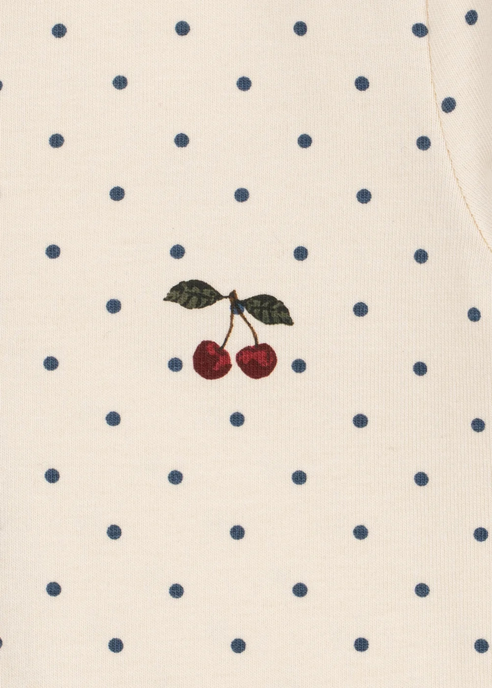 BASIC ZIP ONESIE - Blue Dot